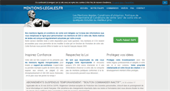 Desktop Screenshot of mentions-legales.fr